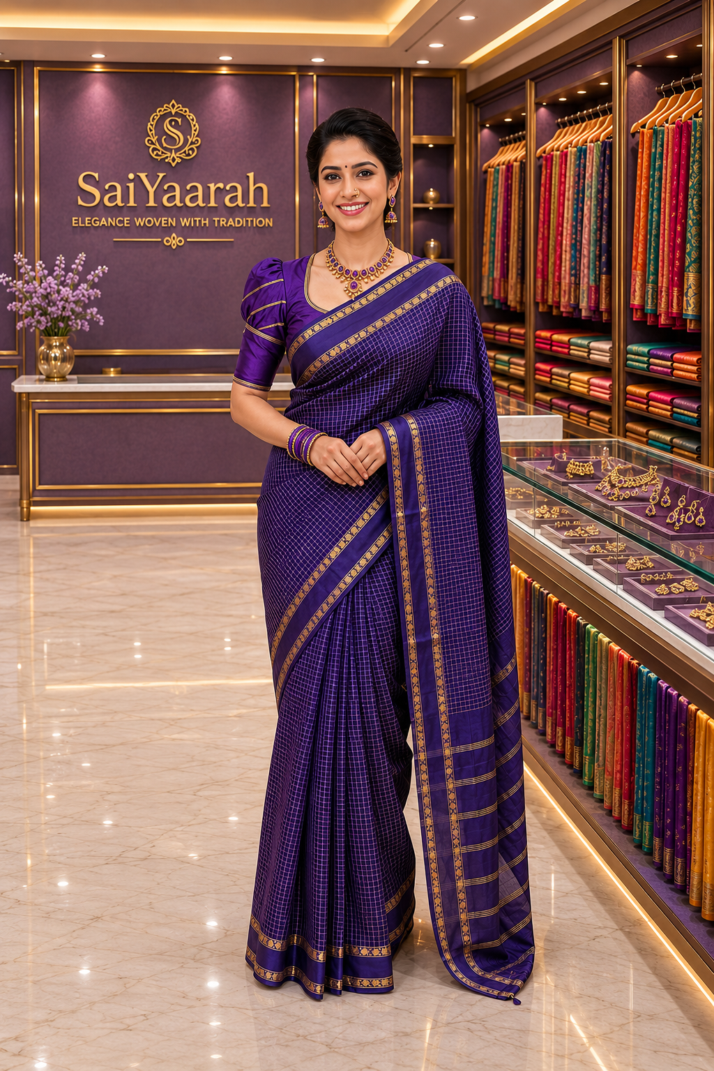 SaiYaarah Rugmini Cotton Saree