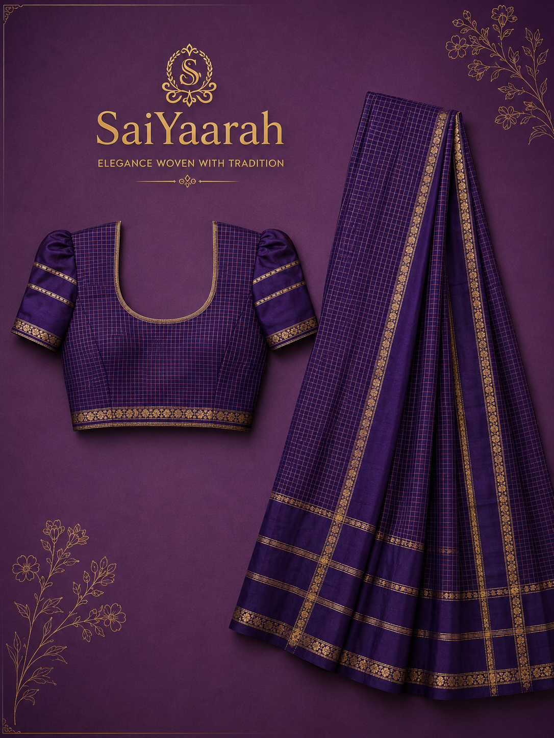 SaiYaarah Rugmini Cotton Saree