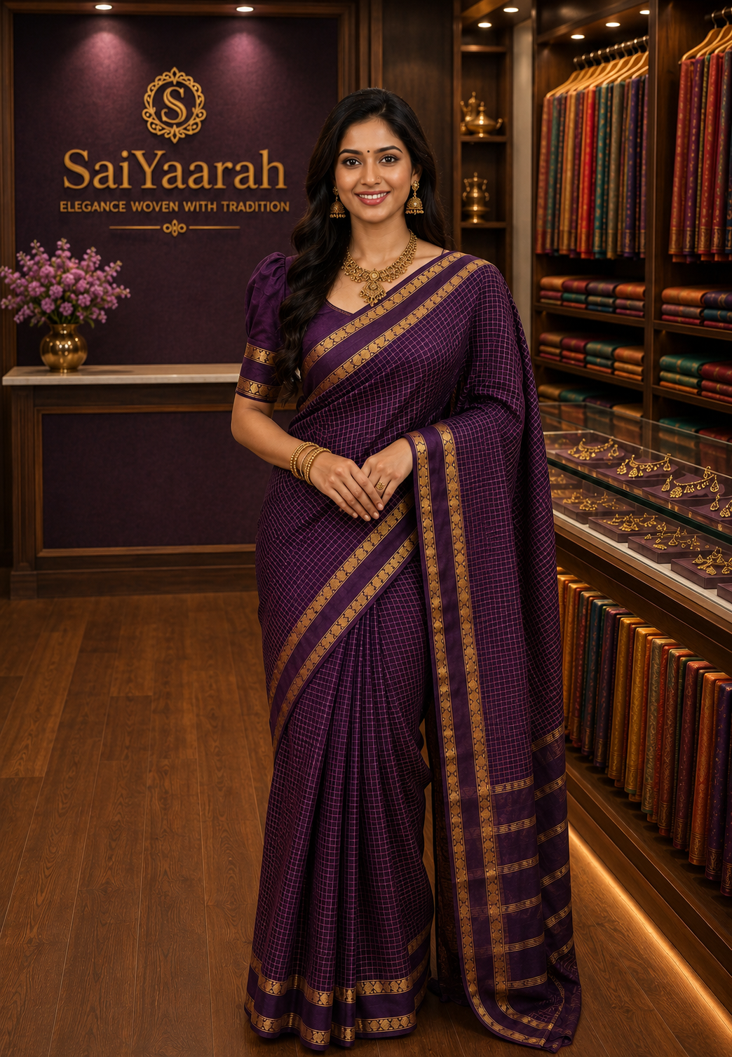 SaiYaarah Rugmini Cotton Saree