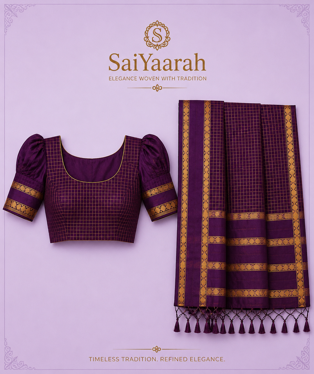SaiYaarah Rugmini Cotton Saree