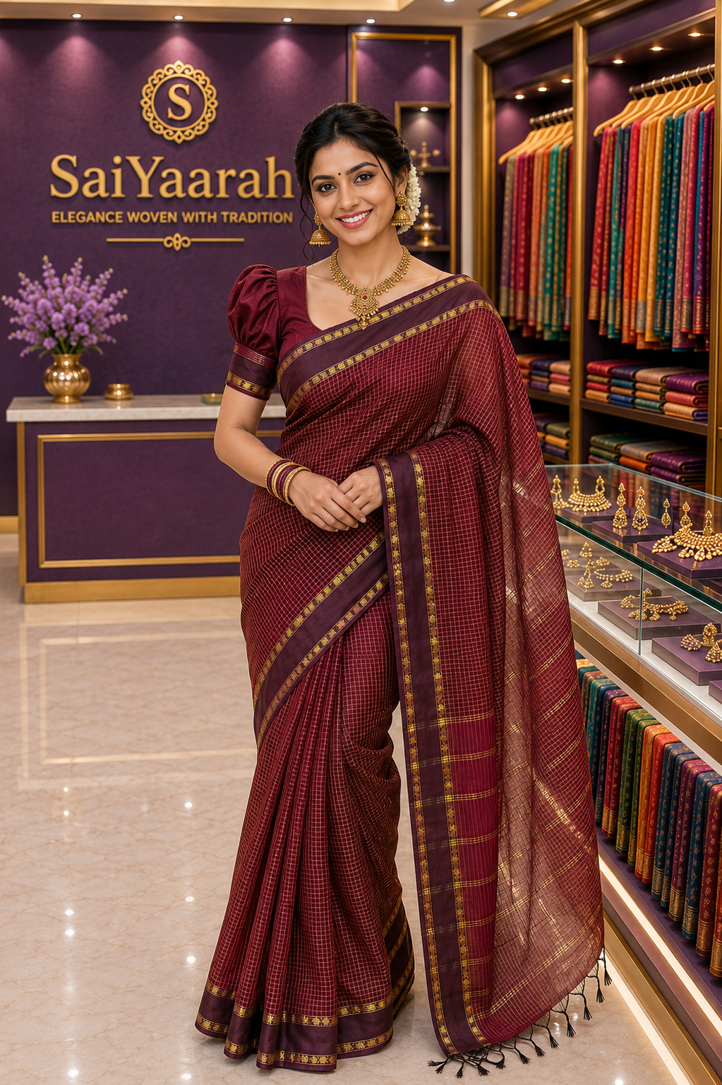 SaiYaarah Rugmini Cotton Saree