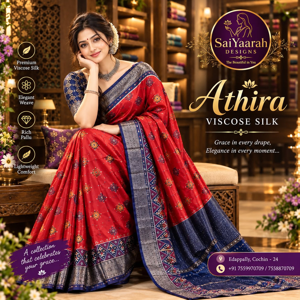Athira – Viscose Silk Saree