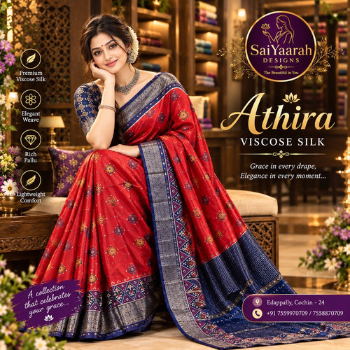 Athira – Viscose Silk Saree