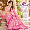 SaiYaarah – Mixed Cotton Embroidery Fancy Saree