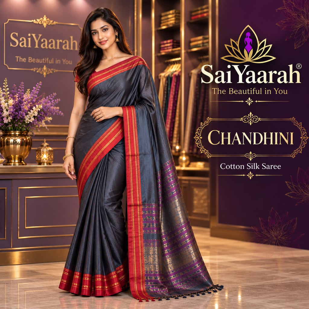 SaiYaarah Chandhni Silk Cotton Saree