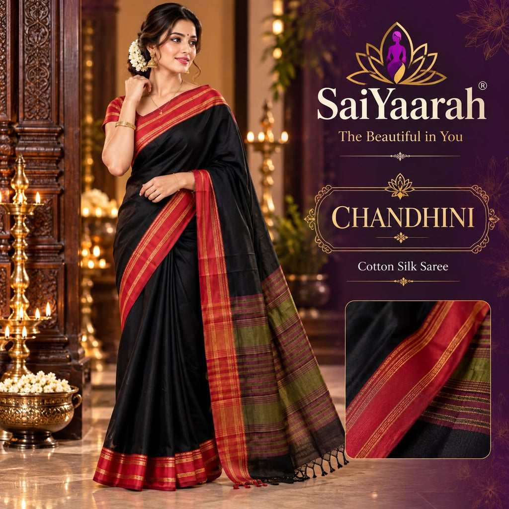 SaiYaarah Chandhni Silk Cotton Saree